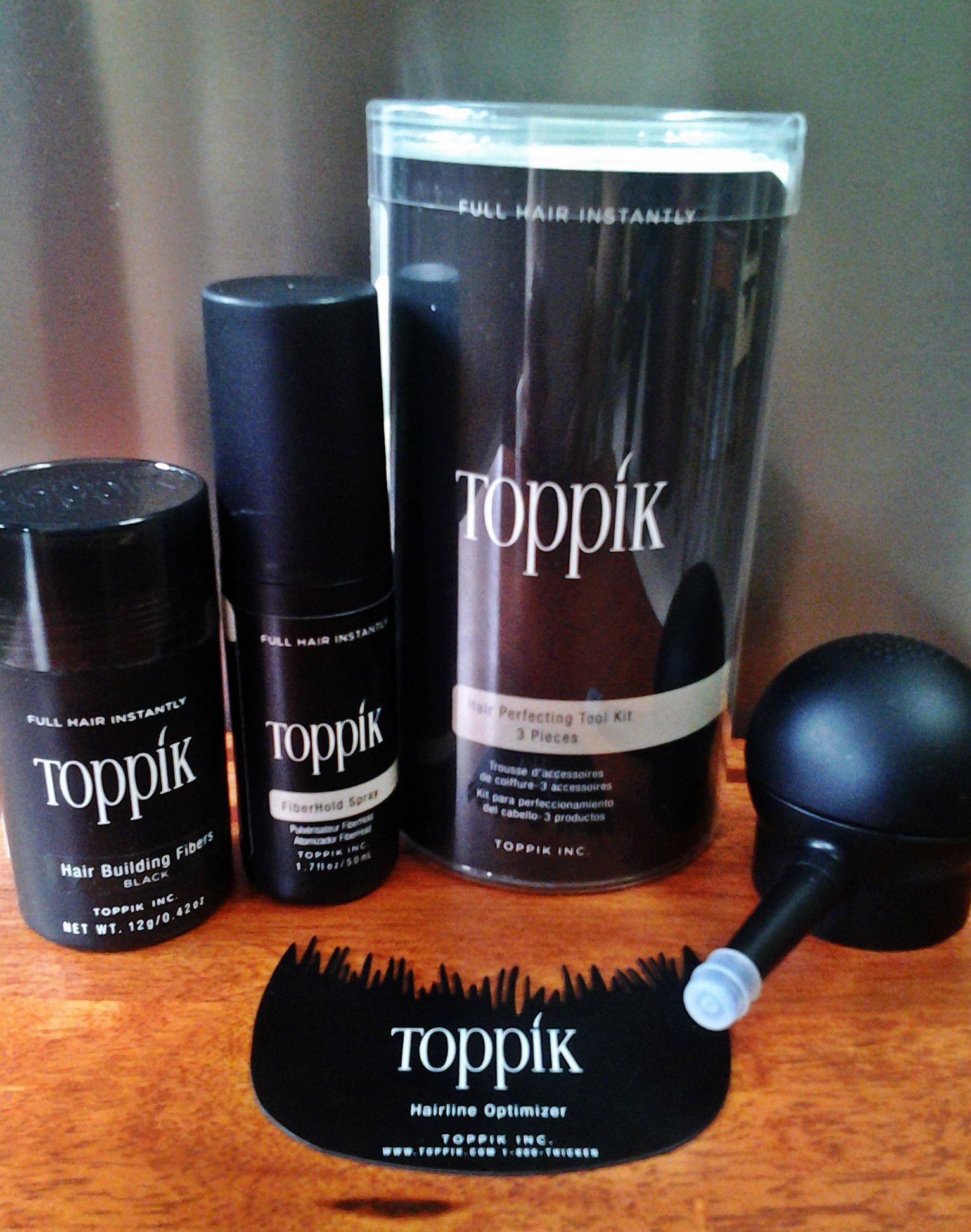 Toppik Hair Building Fiber Starter Promo Kit NEW (4 IN 1)