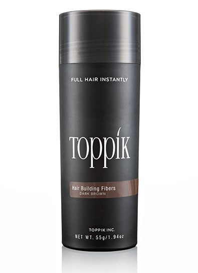 toppik hair building fiber 55g dark brown