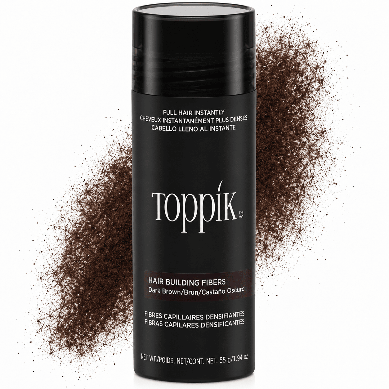 toppik 55g dark brown malaysia