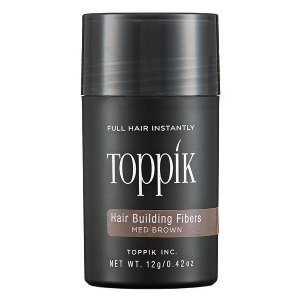 toppik hair building fiber 12g medium brown