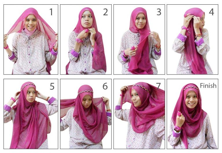 Tips Menjaga Rambut Terkepit Dalam Tudung
